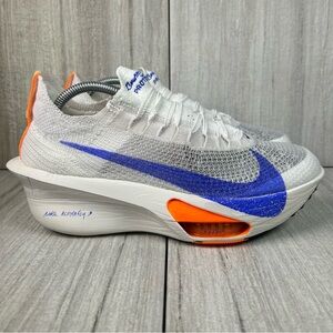 NEW Nike Air Zoom Alpha Fly Next% 3 Blueprint White Running Sneakers Mens Size 9